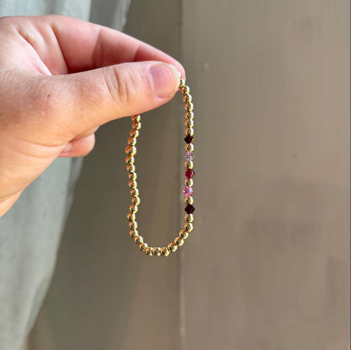 Custom Birthstone Bracelet